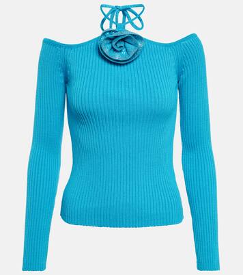 Top en coton mélangé à ornements | Giuseppe di Morabito