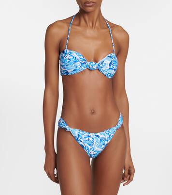 Haut de bikini Seine imprimé | Rebecca Vallance