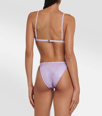 Haut de bikini Joelle à cristaux | Simkhai