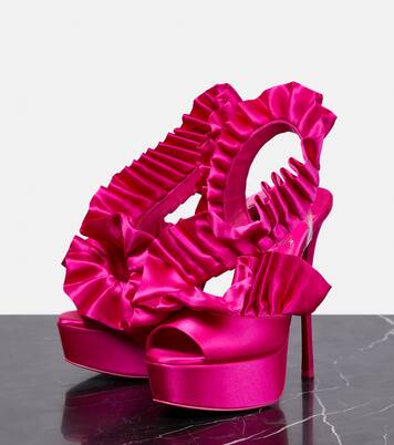 Froufrou Alta 150 satin sandals | Christian Louboutin