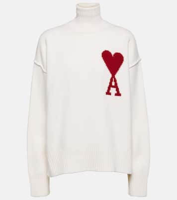 Pull à col roulé Ami de Coeur en laine | Ami Paris