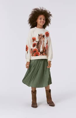 Mika printed cotton sweatshirt | Molo