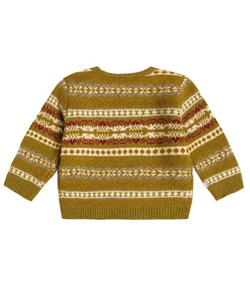 Baby Dalmire jacquard wool sweater | Bonpoint