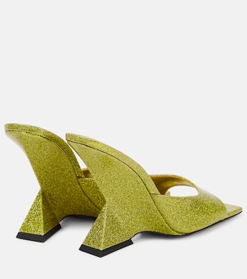 Pantoletten Cheope mit Glitter | The Attico