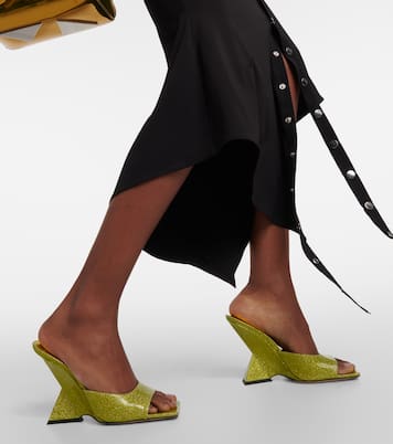 Pantoletten Cheope mit Glitter | The Attico