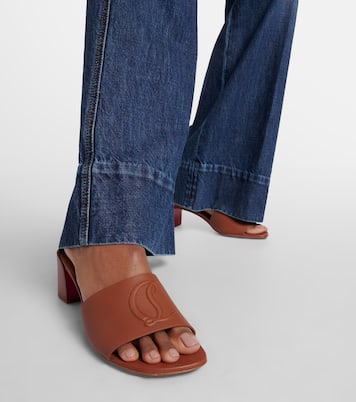 So CL 55 embossed leather mules | Christian Louboutin