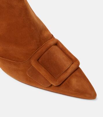 Baylow embellished suede ankle boots | Manolo Blahnik
