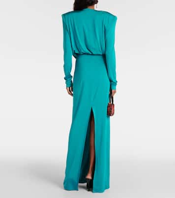 Draped jersey maxi dress | Magda Butrym