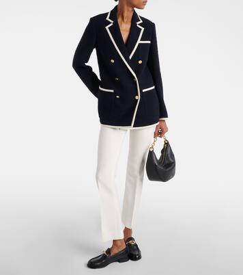 Gerade Mid-Rise-Hose aus Crepe Couture | Valentino