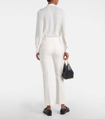 Gerade Mid-Rise-Hose aus Crepe Couture | Valentino