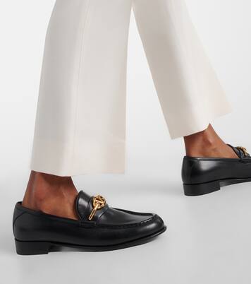 Gerade Mid-Rise-Hose aus Crepe Couture | Valentino