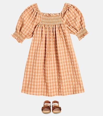 Ruffles leather sandals | Petit Nord