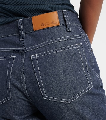 Jeans rectos Nedar de tiro alto | Loro Piana