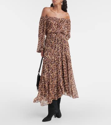 Bedruckte Off-Shoulder-Bluse Vutti | Marant Etoile