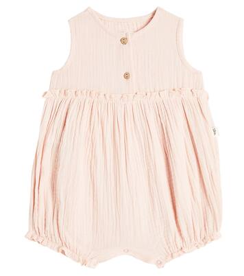 Baby cotton playsuit | Il Gufo