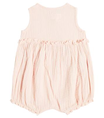 Baby cotton playsuit | Il Gufo