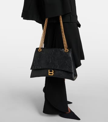 Crush Medium leather shoulder bag | Balenciaga