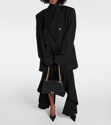 Crush Medium leather shoulder bag | Balenciaga