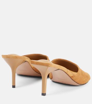 Pantoletten Cubisto 70 aus Veloursleder | Jacquemus