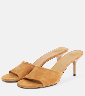 Pantoletten Cubisto 70 aus Veloursleder | Jacquemus