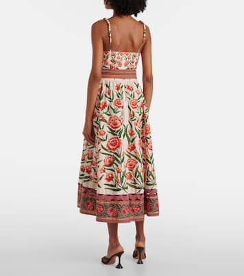 Robe midi en coton imprimé | Farm Rio