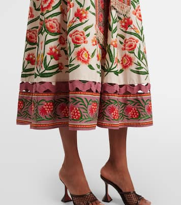 Robe midi en coton imprimé | Farm Rio