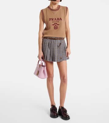 Schultertasche Mini aus Canvas | Prada