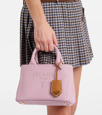 Schultertasche Mini aus Canvas | Prada