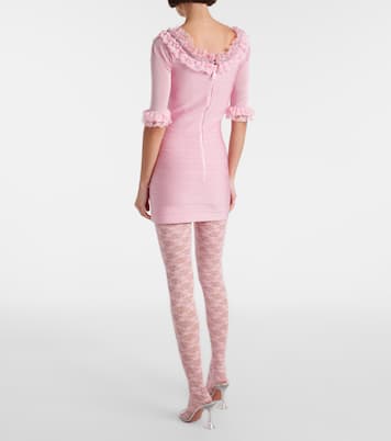 Collants en dentelle à fleurs | Self-Portrait