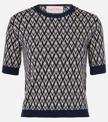 Top Toute la V de lana virgen | Valentino