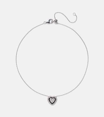 Collana Heart in oro bianco 18kt con diamanti | Kamyen
