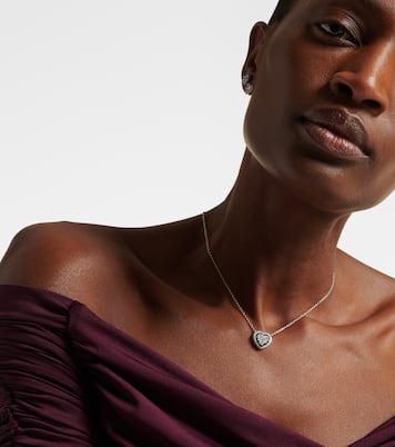 Collana Heart in oro bianco 18kt con diamanti | Kamyen