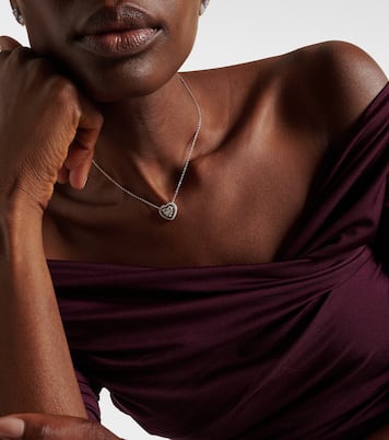 Collana Heart in oro bianco 18kt con diamanti | Kamyen