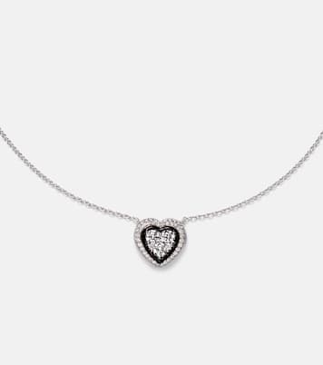 Collana Heart in oro bianco 18kt con diamanti | Kamyen