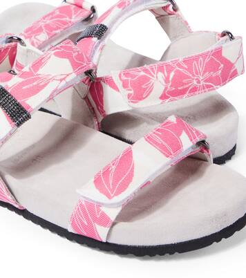 Monili printed sandals | Brunello Cucinelli Kids
