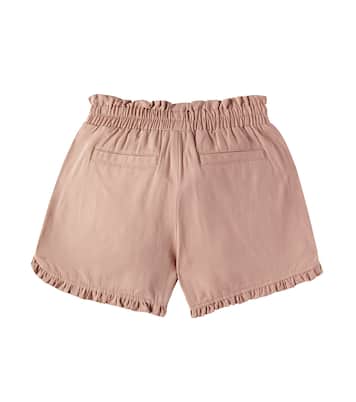 Niven ruffled cotton-blend shorts | Donsje