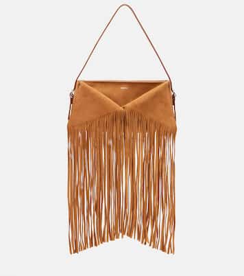 Fringed suede shoulder bag | Coperni