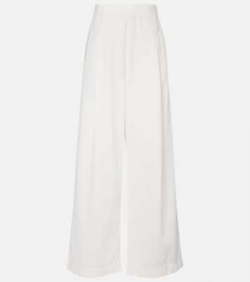 Pantalon ample à taille haute en jean  | Dries Van Noten