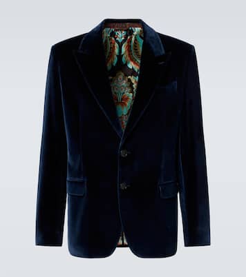 Cotton velvet blazer | Etro