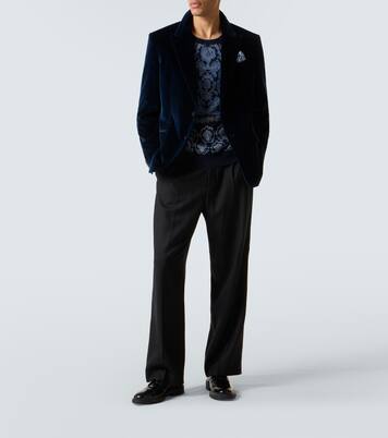 Cotton velvet blazer | Etro