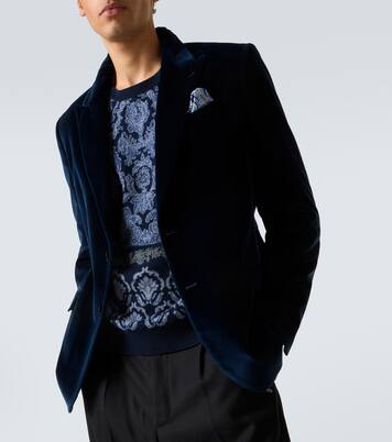 Cotton velvet blazer | Etro