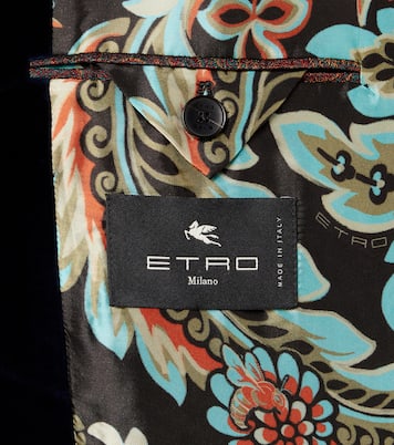 Cotton velvet blazer | Etro