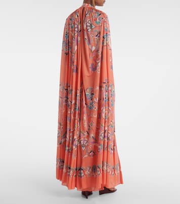 Vestido de fiesta con capa y paisley | Etro