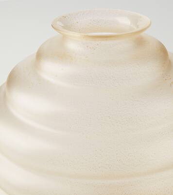 Frozen Murano glass vase by Napoleone Martinuzzi | Venini