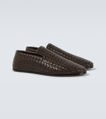 Mocassini Sunday in pelle Intrecciato | Bottega Veneta