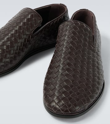 Mocassini Sunday in pelle Intrecciato | Bottega Veneta
