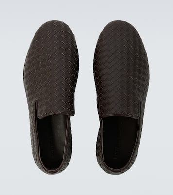 Mocassini Sunday in pelle Intrecciato | Bottega Veneta