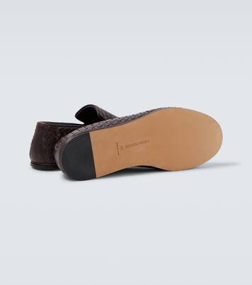 Mocassini Sunday in pelle Intrecciato | Bottega Veneta