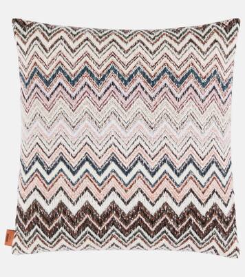 Forest cotton and wool-blend cushion | Missoni