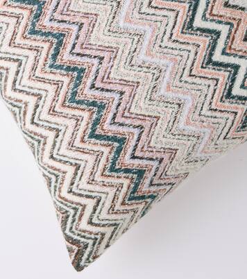 Forest cotton and wool-blend cushion | Missoni